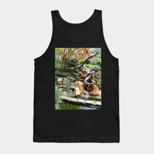 Japanese Garden in Autumn Tank Top